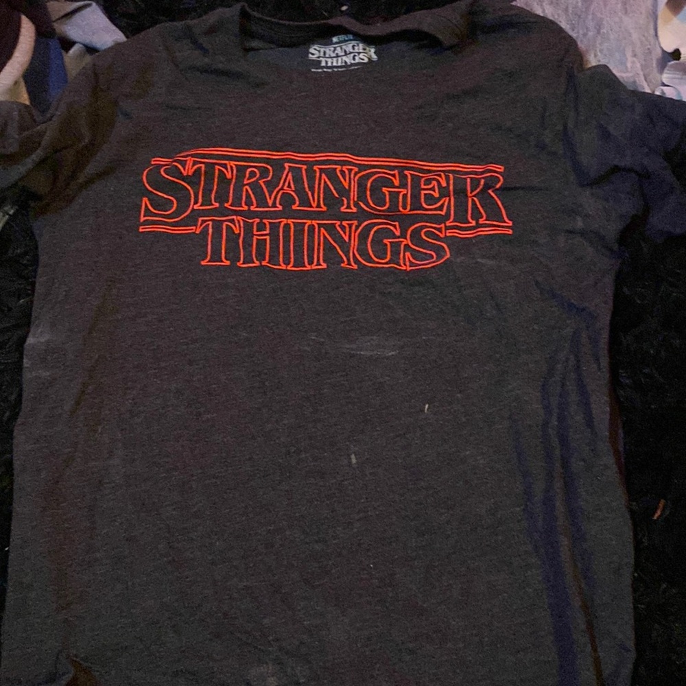 stranger things shirt
